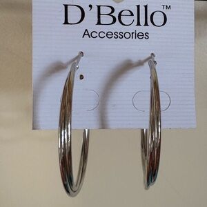 Silver Hoop Earrings